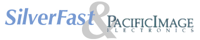 Schriftzug SilverFast Scanner-Software und Logo von PIE