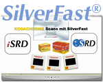 SilverFast Schriftzug und Vorschaubild für Kodachrome Movie