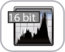 16Bit-Histogramm Icon